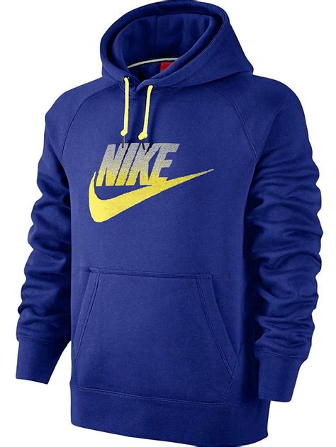 hoodie nike air blau gelb|nike blue pullover hoodie.